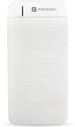 Portronics 10000 mAh 12 W Power Bank (White, Lithium Polymer, Fast Charging for Mobile)