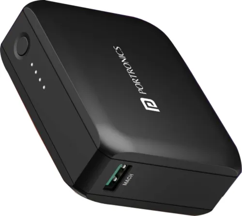Image of Portronics 10000mAh 30W Power Bank (Fast Charging, Black) 