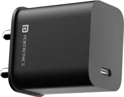 Portronics 20 W PD 3 A Wall Charger 