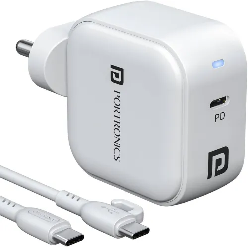 Image of Portronics 45W GaN 3A Wall Charger
