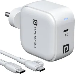 Portronics 45W GaN 3A Wall Charger