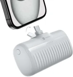 Portronics 5000mAh 20W Compact Power Bank White