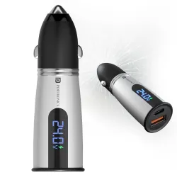 Portronics Car Power Armour 55.5W Fast Car Charger 