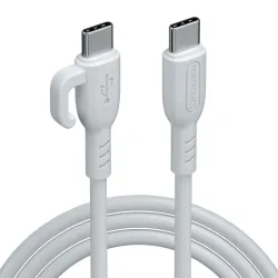 Portronics 60W Konnect Core 3 Type C to Type C Fast Charging Cable Cable for Smartphones,Tablets,Laptops & Other Type C 