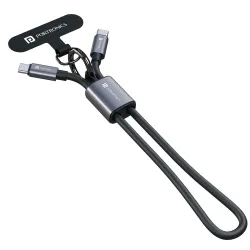 Portronics 60W Velin Type C to Type C Fast Charging Cable With Cable Organizer
