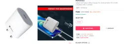 Portronics Adapto 20 Type C 20w Charger 