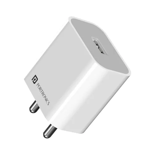 Image of Portronics Adapto 12W Fast Wall Charger (White)
