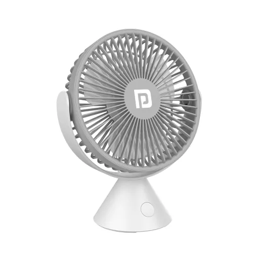 Image of Portronics Aero Breeze Portable Table Fan 178mm, USB Rechargeable Fan, 3 Speed Airflow .