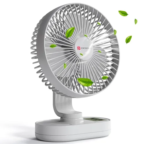 Image of Portronics Airloop Portable & Rechargeable Desk Fan 