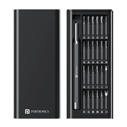 Image of Portronics Bit Box,24-in-1 Screwdriver Kit