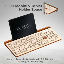 Portronics Bubble 3.0 Wireless Bluetooth Rechargeable Keyboard