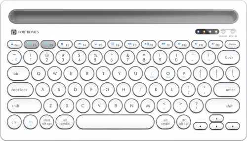 Image of Portronics Bubble Dock Bluetooth Wireless Handheld Multi-device Keyboard 