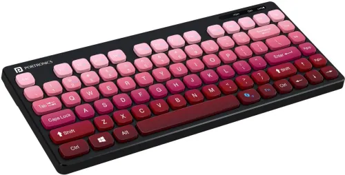 Image of Portronics Bubble 2.4 GHz & Bluetooth 5.0 Connectivity Keyboard 