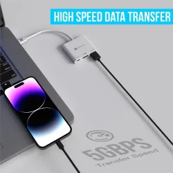 Portronics C-Konnect USB-C HDMI Adapter 3-in-1
