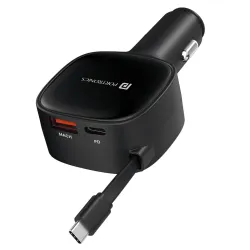 Portronics Car Power Retracto 84W Charger