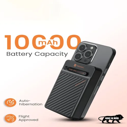 Image of Portronics Chyro 10000mAh Magnetic Wireless Power Bank