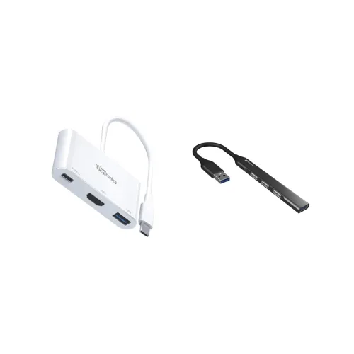 Image of Portronics C-Konnect Type C to HDMI Adapter (3-in-1)