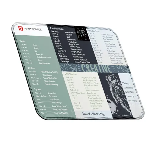 Image of Portronics Comfipad 3 Mouse Pad (Grey)