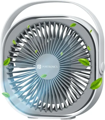 Image of Portronics CoolCube Portable Rechargeable Table Fan POR-3051