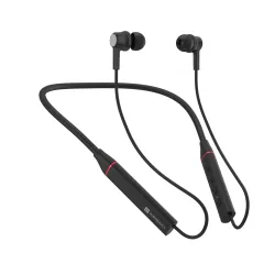 Portronics Harmonics 400 Bluetooth Wireless Sports Headset with 12Hrs Playtime, Type-C Charging Port, Magnetic Latch, Voice Assistant(Black)