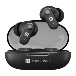 Portronics Harmonics Twins S16 in Ear Wireless TWS Earbuds with 24 Hrs Playtime