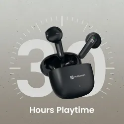 Portronics Harmonics Twins S18 in Ear TWS Earbuds with 30H Playtime, in Built HD Mic, Game/Music Mode