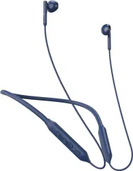 Portronics Harmonics Z5 Wireless Neckband, 33Hrs Playtime, Double EQ Mode, Fast charging Bluetooth (Blue, In the Ear)