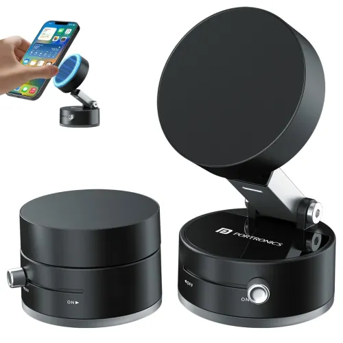 Image of Portronics Hold X Magnetic Mobile Holder (Black)