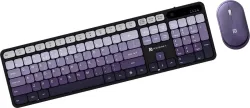 Portronics Key11 Combo Set  (Purple)