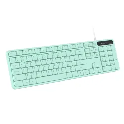 Portronics Ki-Pad 3 USB Wired Keyboard with Large Keycaps, Noise-Free Typing