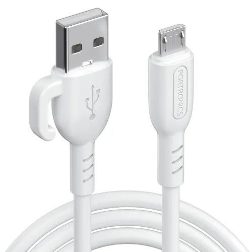 Image of Portronics Konnect Core 3 USB-A to Micro Fast Charging Cable for Smartphones,Tablets, Speakers, Laptops & Other Micro US