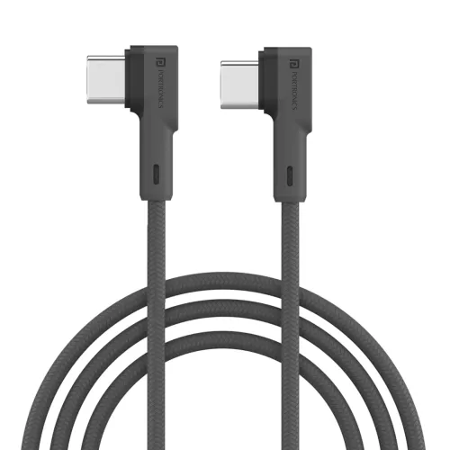 Image of Portronics Konnect L 60W PD Type C to Type C Mobile Charging Cable, 