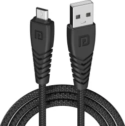 Portronics Konnect L1 1m Type-C to Lightning Cable (20W, 2A, Black)