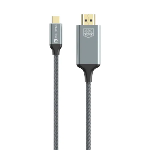Image of Portronics Konnect Vision C 4K 60Hz Type C to HDMI Cable with 1.8M Cord Length