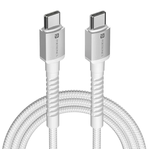 Image of Portronics Konnect X 60W Type C Nylon Braided Cable