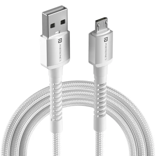 Image of Portronics Konnect X USB-A to Micro USB Fast Charging Cable