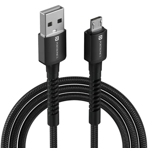 Image of Portronics Konnect X USB-A to Micro USB Fast Charging Cable