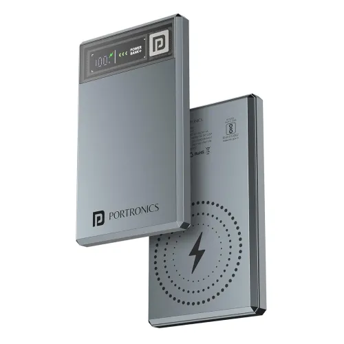 Image of Portronics Magclick 5k 5000mAh Magnetic Wireless Powerbank