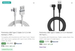 Portronics Mobile Cables from @ ₹79