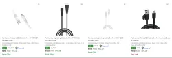 Portronics Mobile Cables starting at ₹99