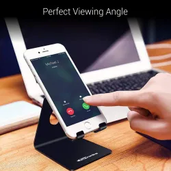 Portronics MODESK Mobile Holder Stand Black