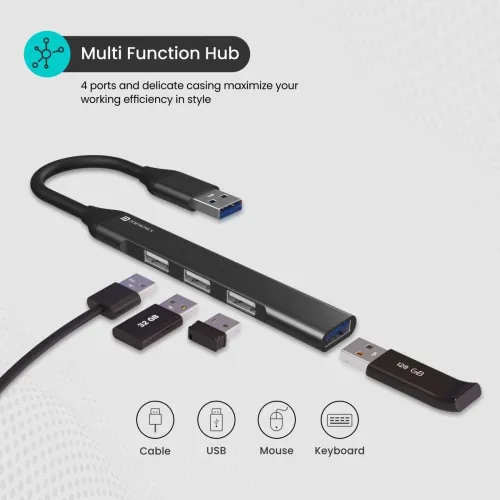 Image of Portronics Mport 31 USB Hub Multiport Adapter