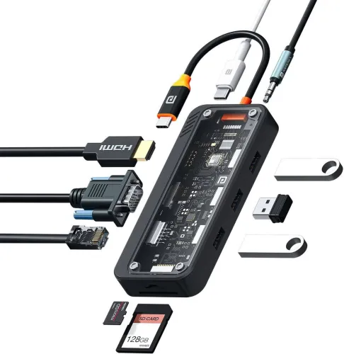 Image of Portronics MPort View USB-C Docking Hub