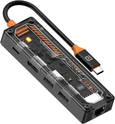 Portronics MPort View One 5-in-1 Type-C USB Hub