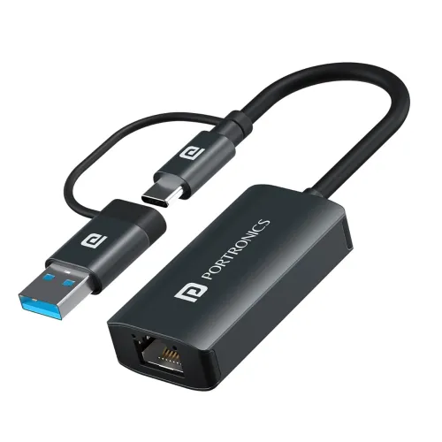 Image of Portronics Mport X1 Ethernet Adapter 