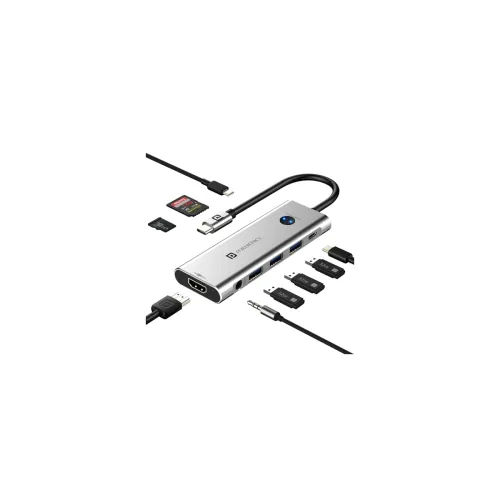 Image of Portronics Mport One 9‑in‑1 USB‑C Hub with 4K@60Hz HDMI