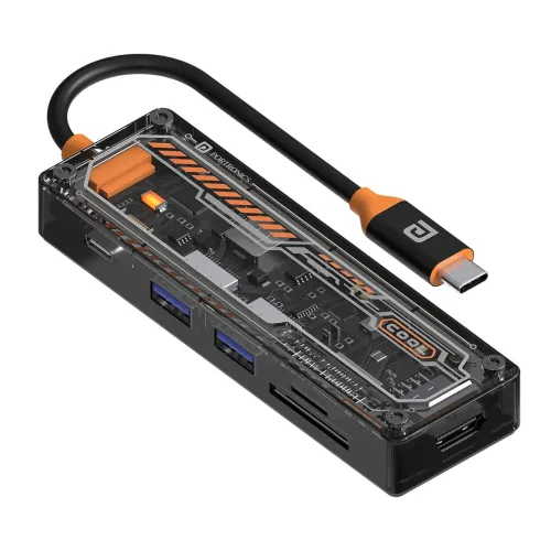 Image of Portronics MPort View Two 6-in-1 USB-C Hub Dock