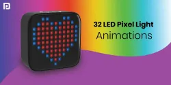 Portronics Portronics Pixel with 32 LED Display Speaker 