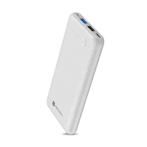 Image of Portronics Power Brick II 10000 mAh, 2.4A 12w Slim Power Bank with Dual USB Output Port for iPhone, Anrdoid & Other Devi