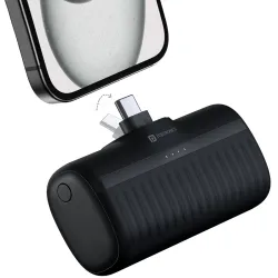 Portronics Power Pebble 5000mAh 20W Fast Charging Nano Powerbank, in-Built Foldable Type C Input/Output Pin, Type C PD O